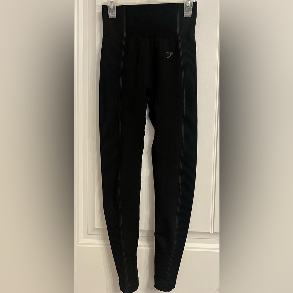 Gymshark Black Ribbed Leggings